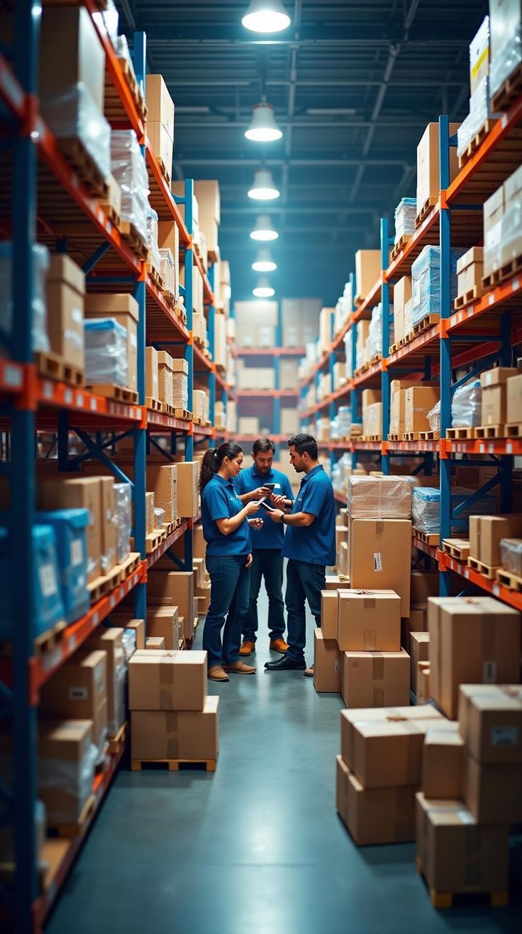 Woman typing on keyboard in office
